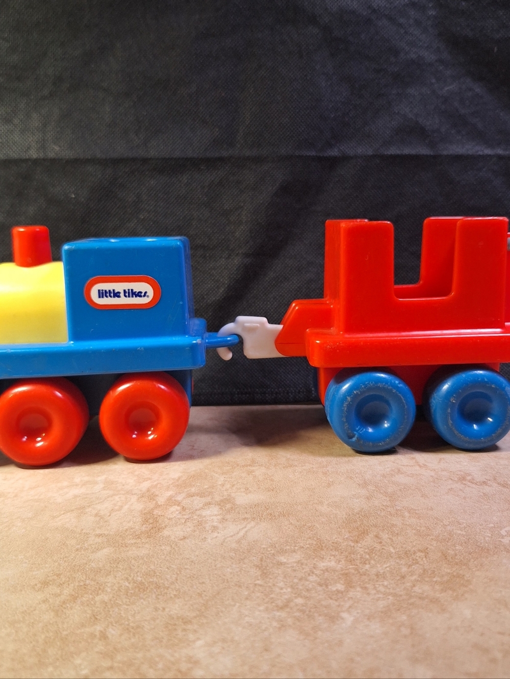 Vintage 90s Little Tikes Toddle Tot Trains Set Conductor 2 Pieces (No Figures)